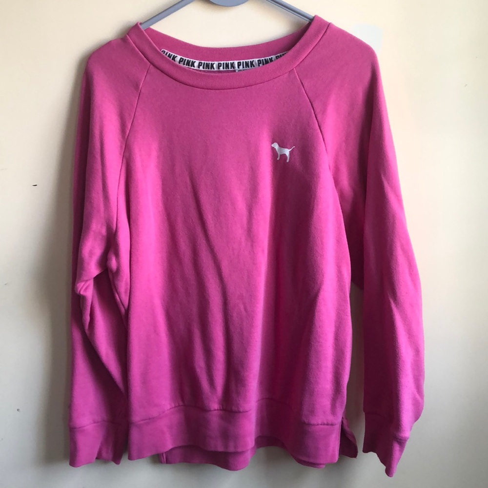 PINK logo oversized sweatshirt